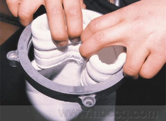 濾袋座、漲圈